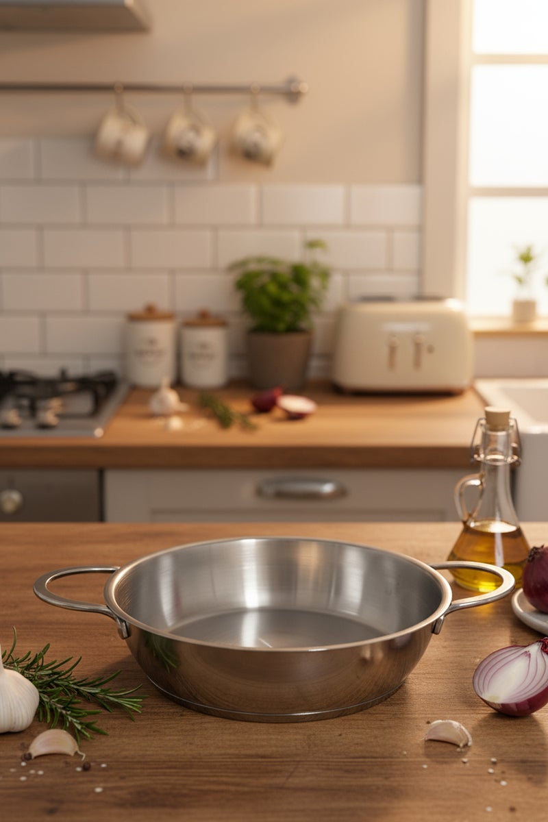 Bernardo Macro 2 Piece Steel Pan Set (20 Cm- 24 cm) (Made in Turkey) - Image 2